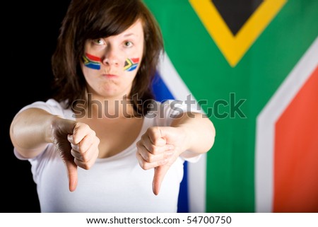 negative  emotions Stock-photo-young-unhappy-sport-fan-south-africa-supporter-disappointed-negative-emotions-54700750