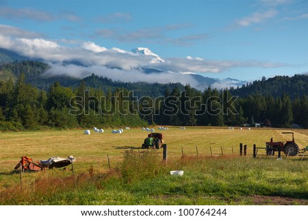 Rural scene in northwest usa