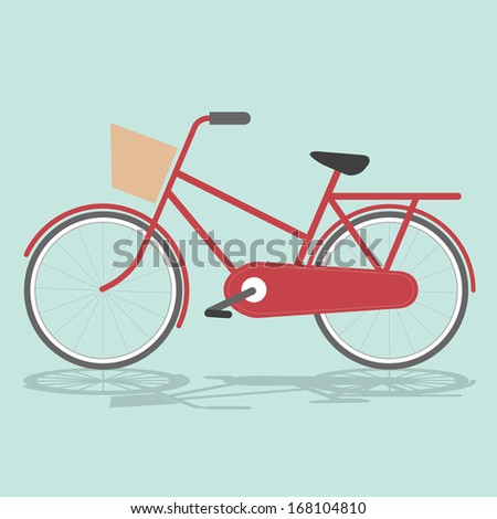 Vintage Bicycle Vintage Retro Bicycle Background. Retro Illustration Bicycle. Illustration Of Bicycle. Vector Card With Bicycle. Simple Illustration Of Bicycle.