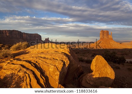 Monument Valley on Navajo Indian Reservation