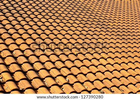 Vintage Roof in China Country