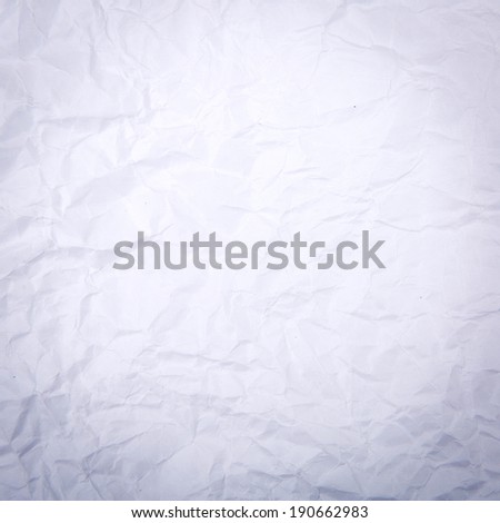 White crumpled paper abstract and background