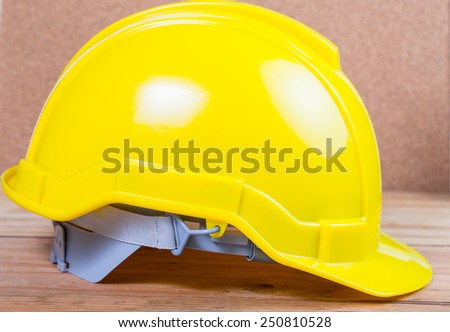Safety helmet isolated with white background