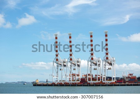 Port container terminal for transportation  product