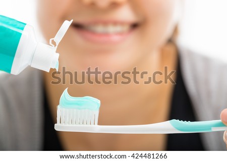 Toothbrush dental care for your healthy mouth concept