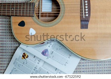 Guitar and Book music in Training Room