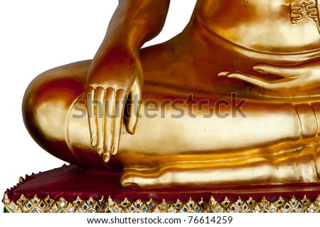 Hand of God  Wonderful hand of Buddha statue