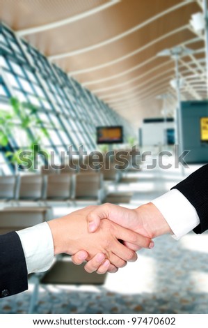 Shake hand for good relationship