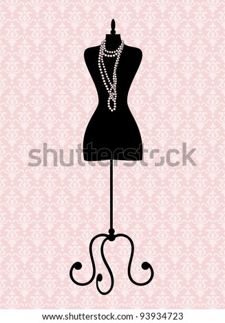 fashion drawing mannequin