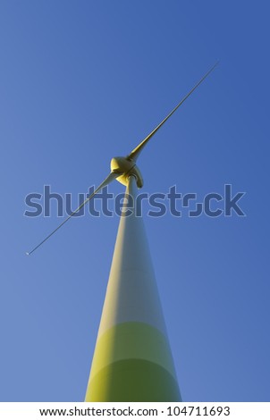 Wind power plant - Production of energy by the means of a windturbine.