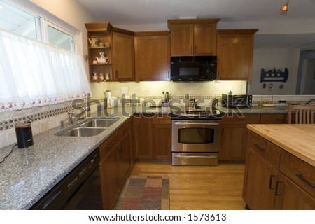 recently remodeled kitchen.