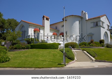 White Spanish Villa