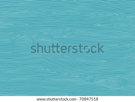 A cool hand drawn wood pattern background in oceanic blue.
