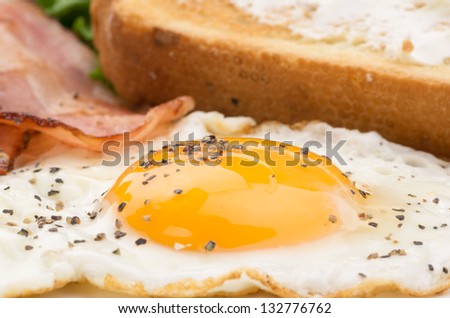 fried egg breakfast