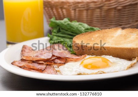 fried egg breakfast