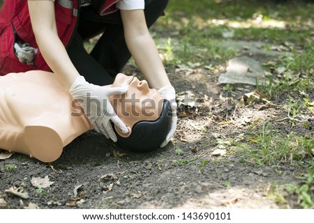 CPR training detail