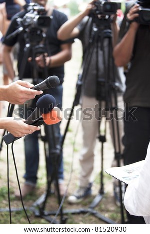 Media interview