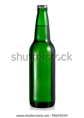 full beer bottle