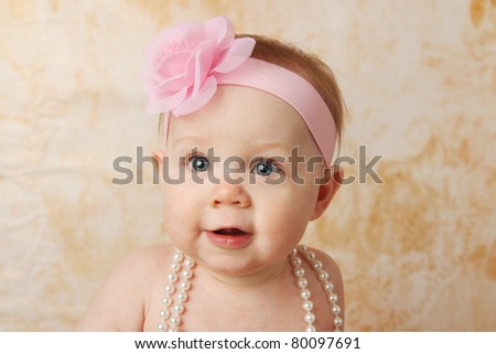 girl wearing necklace