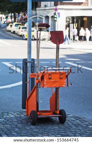cleaning equipment for street cleaning