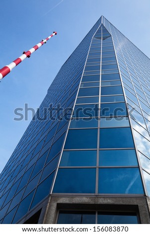 ROTTERDAM, NETHERLANDS - SEPTEMBER 21: skyscraper \