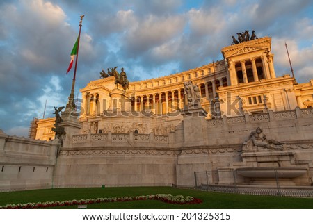 National Monument to Victor Emmanuel II named Il Vittoriano is a controversial monument built in honour of Victor Emmanuel, the first king of an unified Italy, located in Rome