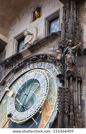 Prague astronomical clock at the Old Town City Hall from 1410 is the third oldest astronomical clock in the world and the oldest one still working