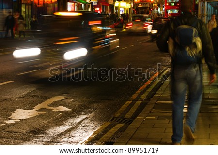 picture of nightlife in london city