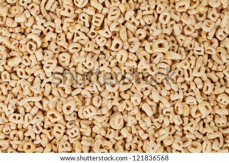 A close up image of  heap of cereal