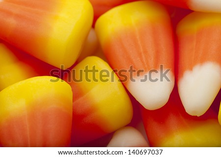 Candy corn for halloween dessert.