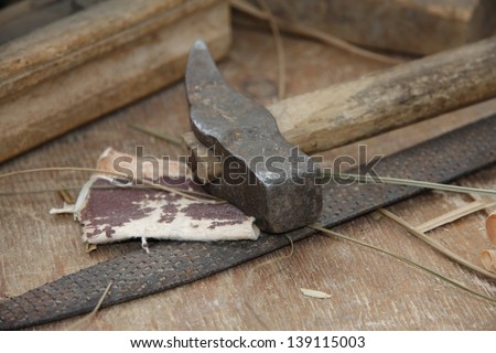 ancient tools used by carpenters to build furniture and other wooden objects