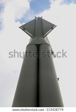 rocket with military explosive warhead for the war in a secret base millitary 3