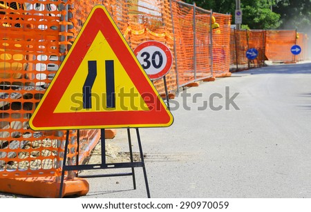 road excavation when laying fiber optic cables for high speed internet