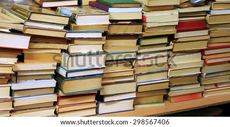 many books of all literary genres for sale in a bookshop