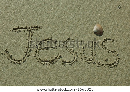 Writings in Sand - Jesus