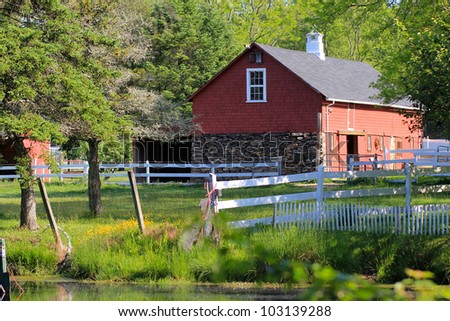 Red Barn in New England