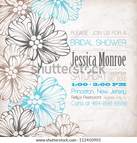 Wedding card or invitation with abstract floral background Greeting postcard in grunge or retro vector Elegance pattern with flowers roses floral illustration vintage style Valentine anniversary Wedding card or invitation with abstract floral background Greeting postcard in grunge or retro vector Elegance pattern with flowers roses floral illustration vintage style Valentine anniversary