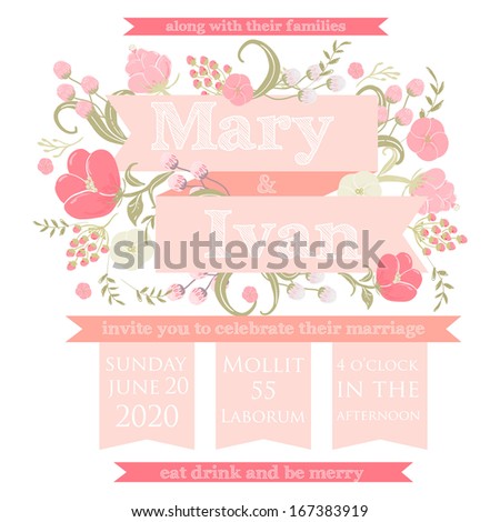 Wedding invitation card Wedding invitation card