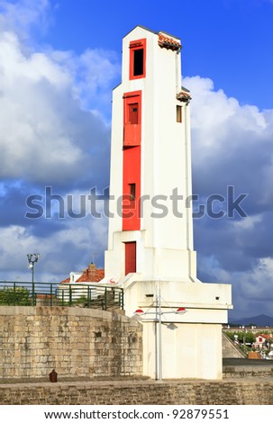 St. Jean de Luz traditional lighthouse