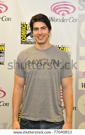 SAN FRANCISCO - APRIL 2:  Brandon Routh poses for the collected press during the press event for \