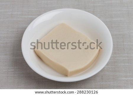 Freeze-dried tofu