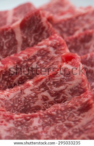 Beef ribs meat for grilled meat