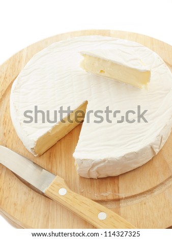 knife for Brie Circle brie Stock best Photo Wooden Cheese  Knife Isolated On Desk With  cheese