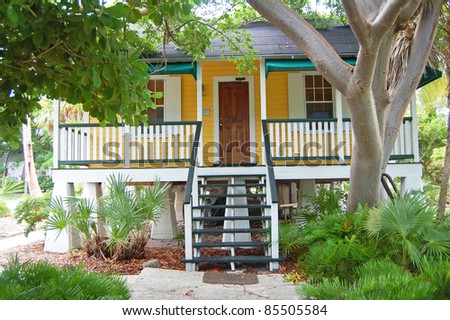 historic house on pigeon key island, florida keys
