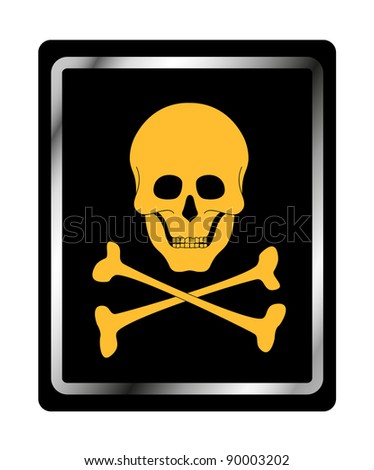 Danger Sign Skull