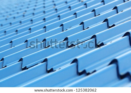 Tiled roof top surface made of plastic & fiber for website backgrounds