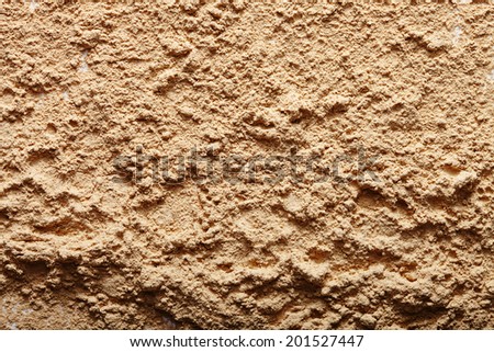 closeup of a spilling powder with a texture