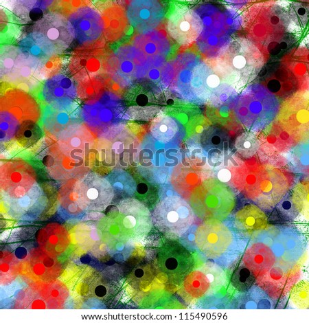 abstract colorful circles,abstract prints
