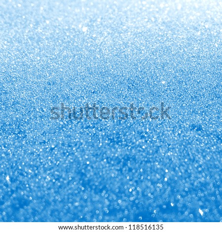 Blue winter background,pure blue background, snow close, winter season, winter, cold background,