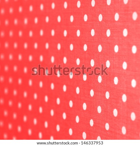 red dots textile background